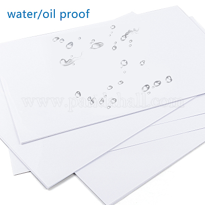 CLEAR Transparent Sticker Paper A4 Size 20 Sheets Blank Sticker Paper