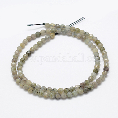 Chapelets de perles en labradorite naturelle &nbsp;G-P322-28-4mm-1