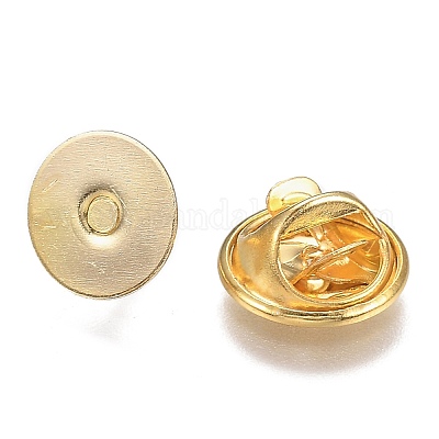 Metal Badge Pin Backs Clutch Lapel Pin Back Jewelry Circle Top - China  Metal Pin Backs and Pins price