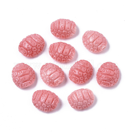 Резные синтетические шарики коралловые CORA-R019-033-1