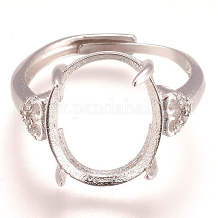 Componentes del anillo de dedo de bronce ajustable KK-F750-01P-NR-1