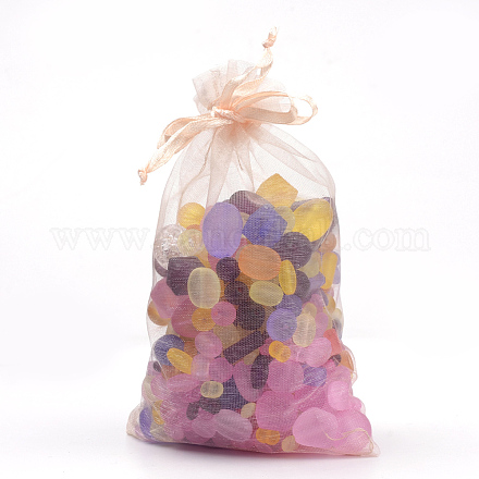 Organza Gift Bags with Drawstring OP-R016-9x12cm-23-1