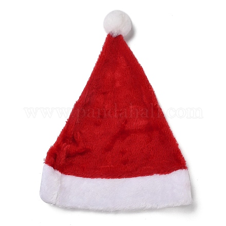 布製のクリスマス帽子  クリスマスパーティーの装飾用  ブラウン  320x260x10mm  内径：175mm AJEW-M215-02A-1