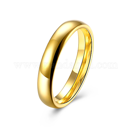 Cadeaux de la Saint-Valentin anneaux de couple en acier au titane émaillé pour femmes RJEW-BB16394-8G-1