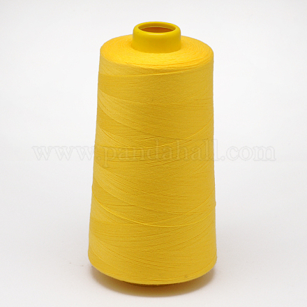 100%紡織ポリエステル繊維縫糸  オレンジ  0.1mm  約5000ヤード/ロール OCOR-O004-A29-1