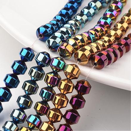 Electroplate Non-magnetic Synthetic Hematite Bead Strands G-F300-31B-1
