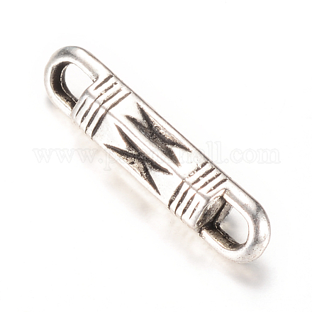 Tibetan Style Alloy Links connectors X-TIBE-Q064-36AS-RS-1