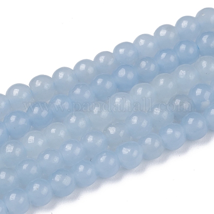 Chapelets de perles en angélite naturelle G-G840-03-4mm-1