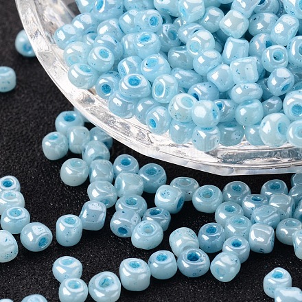 6/0 perles de rocaille en verre SEED-US0003-4mm-143-1
