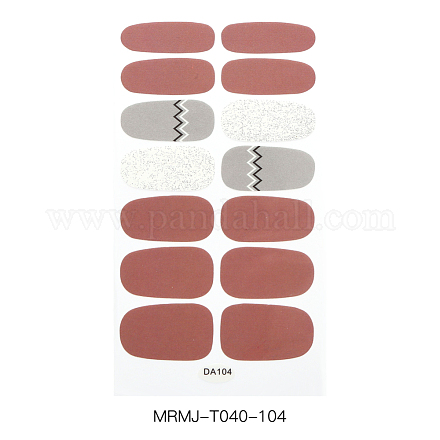 Nagelkunstaufkleber der vollen Abdeckung MRMJ-T040-104-1