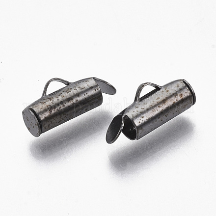 Boîte De Fermoirs Crimpables Pour Bijoux - Finitions Gunmetal, Parfaits Pour Bracelets Et Colliers