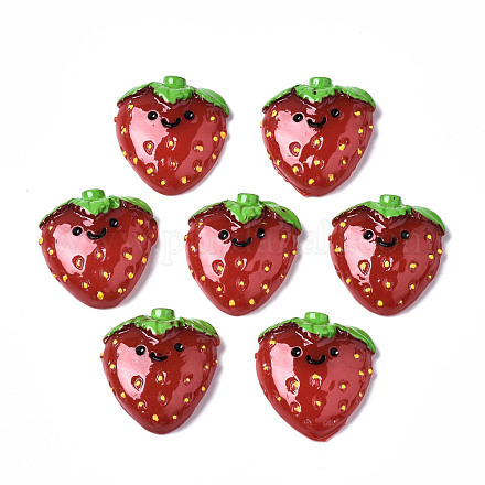 Spray Painted Resin Cabochons CRES-Q215-012-1