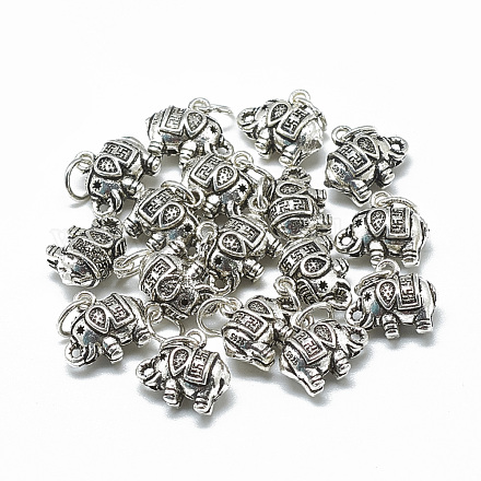 Thai 925 Sterling Silber Charms STER-T002-25AS-1
