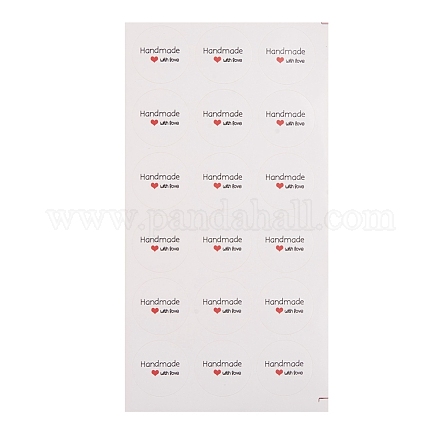 Selbstklebende Kraftpapier-Geschenkanhänger DIY-D028-02E-02-1