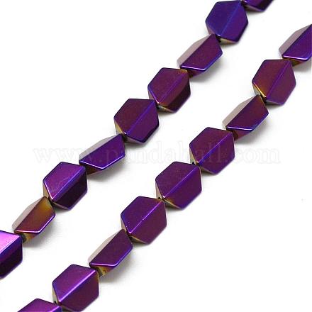 Electroplate Non-magnetic Synthetic Hematite Bead Strands G-Q486-14A-1
