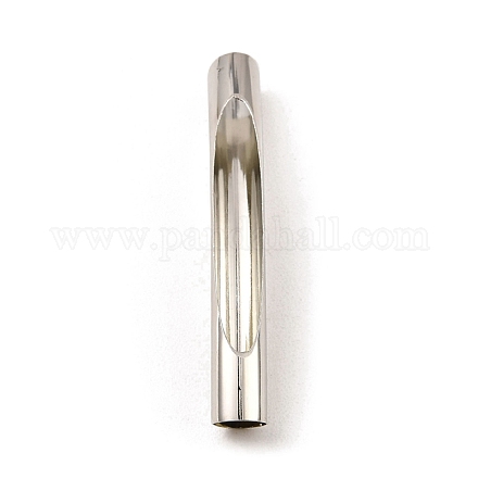 Abalorios de tubo de latón KK-D040-03P-1