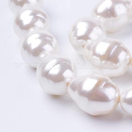 Shell Perlen Stränge BSHE-L035-A02-1