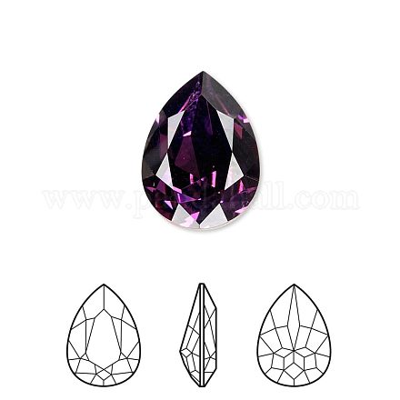 Diamantes de imitación de cristal austriaco X-4320-8x6mm-204(F)-1