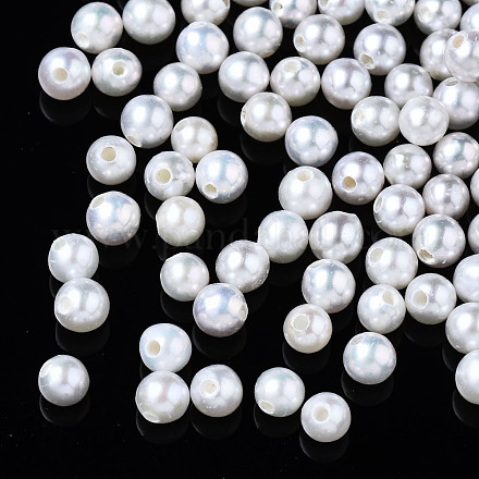 Perlas naturales abalorios de agua dulce cultivadas PEAR-K004-48C-1