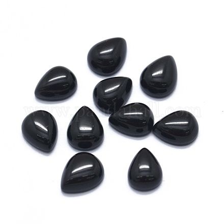 Natürlichen Obsidian cabochons X-G-O175-22-10-1