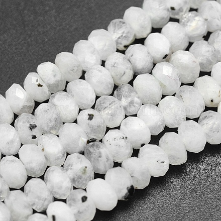 Brins de perles de pierre de lune arc-en-ciel naturel G-O170-67C-1
