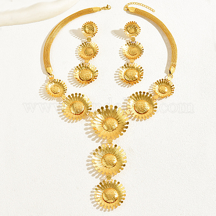 Flower Iron Jewelry Sets for Women DM1631-1-1