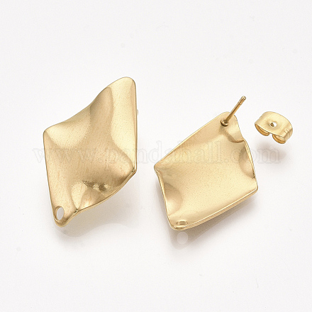 Accessoires de puces d'oreilles en 304 acier inoxydable X-STAS-S079-56A-1