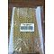 Polyester Ribbon, with Card, Flat with Wave Pattern, Garment Accessories, Gold, 5/8 inch(15mm), 13.12 yards(12m)/card