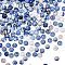 Natural Sodalite Round Bead Strands, 6~6.5mm, Hole: 1mm, about 58~59pcs/strand, 14.8 inch