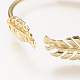 Messingmanschettenarmband&nbsp;X-BJEW-P168-A14-2