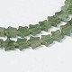 Aventurina verde hebras de perlas estrella G-M201-26-8mm-1