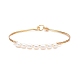 Bracelet en perles de perles naturelles BJEW-JB08163-02-1