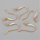 Brass French Earring Hooks X-KK-Q369-G-1