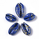 Perles de coquille de cauris naturelles peintes à la bombe SSHEL-R047-03-A01-2