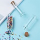 Botellas de vidrio frasco de vidrio X-AJEW-H004-2-5