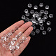 Perles en verre transparentes GLAA-S195-C-001-5