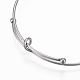 Adjustable 304 Stainless Steel Bangles X-BJEW-H522-01P-4