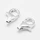 925 Sterling Silver Lobster Claw Clasps X-STER-G019-04-9mm-2