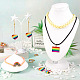 Kit de búsqueda de joyería de orgullo de color de arco iris de diy DIY-TA0004-73-7