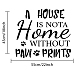 PVC Quotes Wall Sticker DIY-WH0200-082-2