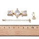 Застежки для часовых ремешков из латуни KK-G523-03G-01-3