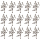 SUNNYCLUE 1 Box 50Pcs Cupid Charms Guardian Angel Charms 316 Stainless Steel Love Charms Fairy Angel Charm for Jewelry Making Charms Halves Folded DIY Bracelet Earring Valentines Day Gift Women Craft STAS-SC0004-78-1