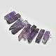 Natural Amethyst Graduated Beads Strands G-P319-28-1