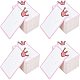 FINGERINSPIRE 260Pcs Hair Clip Display Cards Rectangle Crown Pattern Cardboard Hair Clip Cards(3.1x2.1inch) CDIS-FG0001-09-1