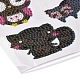 DIY Owl Diamond Painting Stickers Kits For Kids X-DIY-O016-19-3