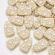 Colgantes de perlas de imitación de plástico abs X-PALLOY-T071-009-1