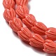 Synthetic Coral Beads Strands G-Q1007-01C-01-2