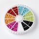 6 Color ABS Plastic Imitation Pearl Cabochons SACR-X0008-B-1