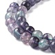Natural Fluorite Beads Strands G-B038-C02-4