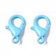 40Pcs Spray Painted Eco-Friendly Alloy Lobster Claw Clasps PALLOY-YW0001-24-NR-3